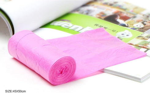 CTKcom 5 Gallon Colored Trash Bags, 120 Counts, 6 Rolls for Home Bathroom Bedroom Toilet Office Rubbish Bin