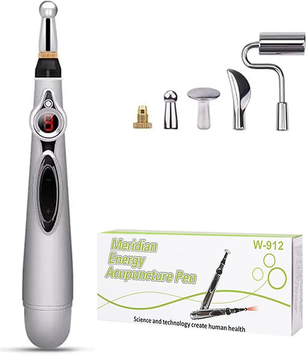 Acupuncture Pen, USB Rechargeable Electronic Therapy Tool for Energy Massage, Suitable for Women & Men