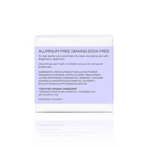 Little Seed Farm All Natural Deodorant Cream, Aluminum Free, 2.4 Ounce - Lavender for Women or Men