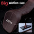 PiiPaa 9 Inch Black Realistic Dildo Feels Like Skin, with Huge Strong Suction Cup Dildos for Hands-Free Play, Soft