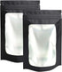 100 Pack Stand-Up Mylar Bags - 3.1 x 5.1 Inch Resealable Smell Proof Bags with Clear Window