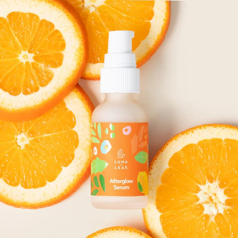 LUMA & LEAF Vitamin C Face Serum, 1 FL Oz Brightening Serum with Jojoba Oil for Uneven Skin Tone