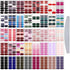Maitys 560 Pieces Nail Polish Strips Decals, 40 Sheets Full Wrap Self Adhesive Gel Fingernail Art with File for Women
