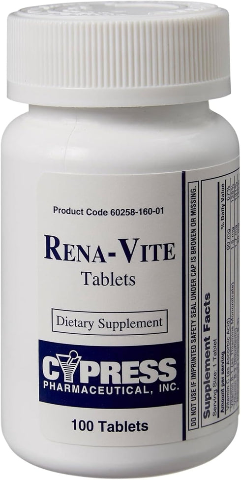 Rena-Vite Tablets, 100 Tablets Per Bottle, 3 Bottles