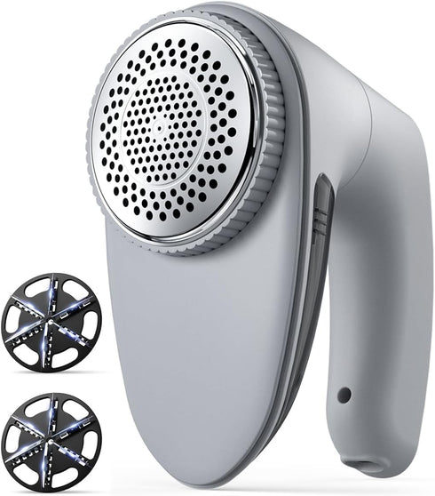Bymore Fabric Shaver, Lint Remover Defuzzer for Clothes and Furniture, 6-Leaf Blades