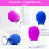 LQMBABY Set Face-8 Vacuum Cupping for Pcs Rubber Vacuum Face Suction Cup Facial Cupping Tools Kit for Skin Back Neck