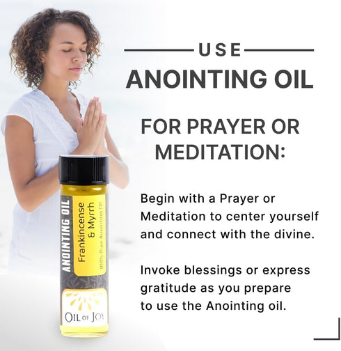 Oil Of Joy 1/4 Package 6 Swanson Christian Products Anointing Oil - Frankincense and Myrrh - Ounce