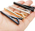 Minimalist Metal Tie Clips for Men, Simple Tie Clip Bar Pinch Clasp for Business Wedding Party Formal Occasions, Gold