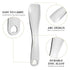 Sibba 3 PCS Facial Spatula Massage Eye Roller, Stainless Steel Applicator Wand for Face Cream and Lotion