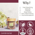 Natural Floral Soaking Bath Salt - Detox Body & Foot Soak with Rose & Jasmine Petals