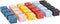 Juvale Ring Boxes Set - 24 Pack Multi-Color Cardboard Square 1.6x1.2x1.6 inches with Lids & Bows