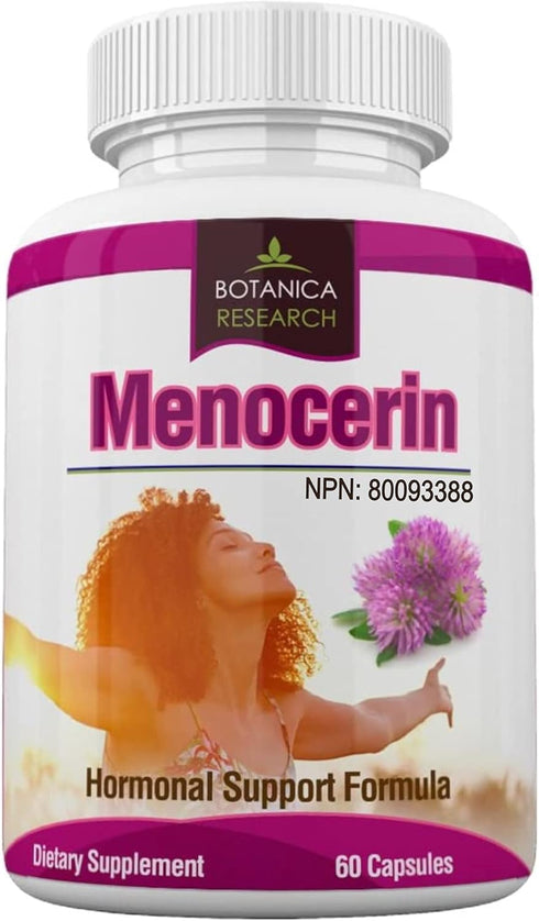 Menopause Relief Support Supplement for Hot Flashes, Hormonal Balance, Wild Yam, Black Cohosh, Red Clover