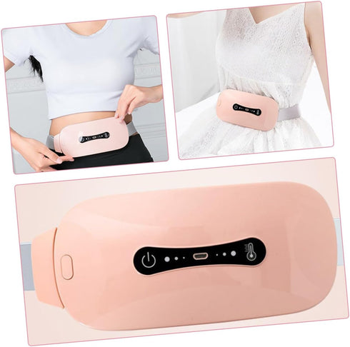 HEATSHAKING Menstrual Heating Pad for Cramps Lumbar Support Belt Rapid Heat Generation Portable Design for Stomach