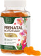 Prenatal Vitamins for Women - DHA & Folic Acid Multivitamin Gummies for Brain Development, 60 Gummies