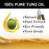 Godora 16 oz Pure Tung Oil - Wood Finishing Sealer for Indoor & Outdoor, Waterproofing for Furniture & Countertops