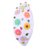 NVENF Flower Headbands for Women, Spring Summer Floral Knotted Headband with Crystal Rhinestones