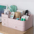 MIUOPUR Makeup Organizer for Vanity - Large Capacity Desk Organizer with Drawers for Cosmetics, Pink