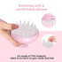 Electric Cordless Hair Scalp Massager, Portable Scrubber with 2 Modes Vibration Comb for Relaxation