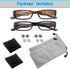 2 Pcs Reading Glasses with Lights, LED Readers for Men Women, Lighted Magnifier Nighttime Reader, +250
