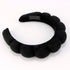 Spa Headband for Washing Face, Black Khaki Makeup Headband, Trendy Hair Accessories for Women.