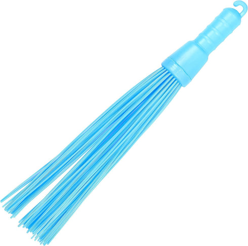 Plastic Medium Floor Broom for Bathroom and Home Cleaning, Hard Bristle Broom (1, Plastic Broom)