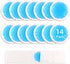 NEWGO Small Ice Packs for Injuries, 14 Pack Round Ice Packs for Face, Hot and Cold Gel Circular Cold Compress