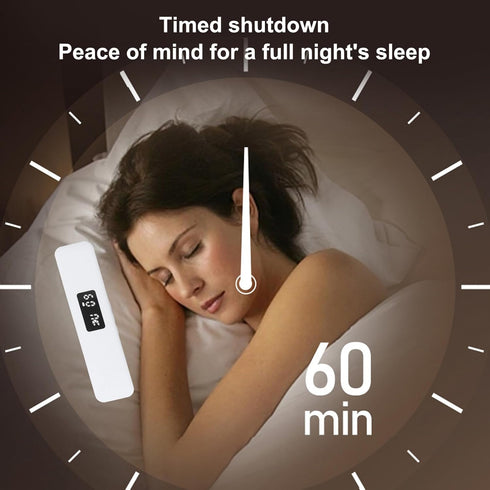 lyrlody 20H BT Sleep Sound Machine, Bone Conduction Pillow Speaker Wireless Sleep Aid for Adults with Digital Display