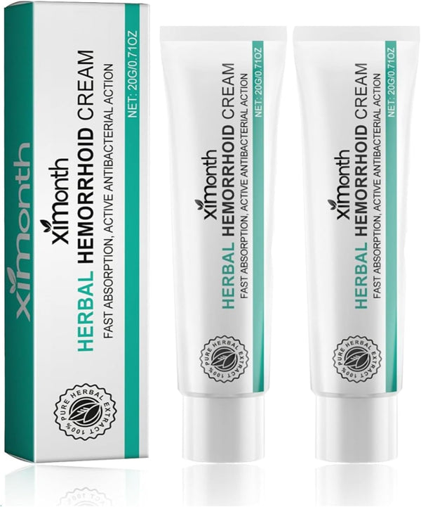 KANBHE Hemorrhoid Cream, Herbal Hemorrhoid Cream, Natural Hemorrhoid Ointment, for Men and Women