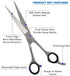 Professional Hair Cutting Scissors - Krisp Shave Japanese Stainless Steel Salon Barber Shears (7 Inch) for All Purpose
