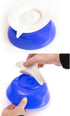 Spill Proof Scoop Bowl and Plate - Non-Skid Suction Base, Adaptive Self-Feeding Dinnerware for Elderly/Disabled