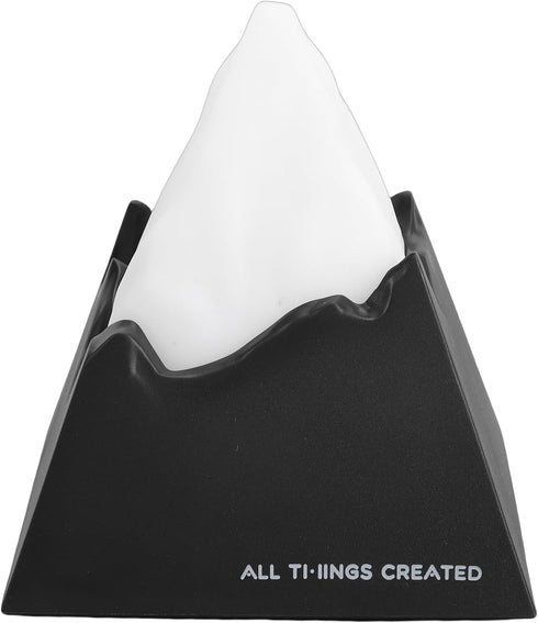 Jiawu Essential Oil Diffuser, Black Volcano Aromatherapy Night Light with Dual Lighting Options Built in Aromatherapy