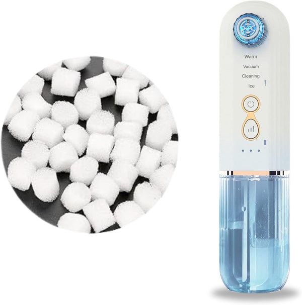 Replacement Sponge Filters for 5 in 1 Blackhead Remover Vacuum, 15 PCS Kit for Electric Face Massager