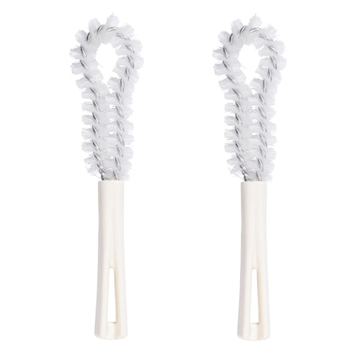 Fuller Brush Dental Plate Brush - Soft But Stiff Hygienic Denture Cleaner - Small, Flexible Cleaning Tool for Dentures, Plates, Retainers & Other Oral Devices - Oral Hygiene for Men & Women (2-Count)