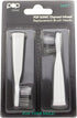 Pop Sonic Replacement Toothbrush Heads (Pack of 2) - Super Soft Dupont Tynex Nylon Bristles for Go Sonic.
