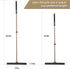 Eyliden Floor Squeegee Scrubber: Heavy Duty Telescopic Handle for No-Scratch Floor Cleaning, EVA Foam Blade