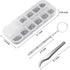 1100Pcs Eyeglasses Repair Kit - Tiny Sunglasses Screws, Nose Pads, Micro Screwdriver & Tweezer