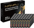 NANFU High Performance AAA Alkaline Batteries 48 Count Long Lasting for Household Devices