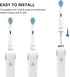 Toothbrush Heads for Oral B, 16 Pack Professional Electric Toothbrush Replacement Heads with Medium Soft DuPont Bristles