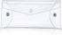 Transparent Makeup Bag, Medium Waterproof PVC Cosmetic Pouch, Clear Travel Organizer with Snap Closure