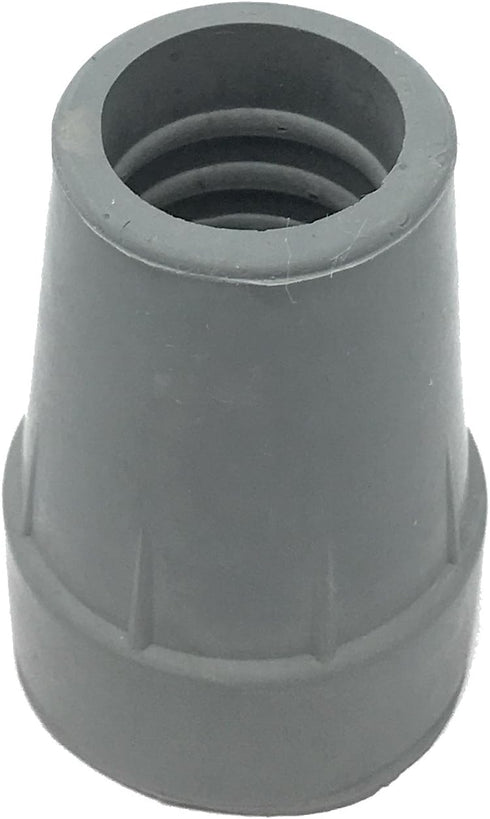 PCP Replacement Cane Tips - 3/4 inch Diameter, Gray, Two Tips