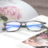 JOSCHOO Computer Reading Glasses, Blue Light Blocking Readers, Blue Stripe, 4.0