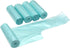 100 Counts 4 Gallon Bathroom Trash Bags, 5 Rolls Colorful Small Handles for Office Kitchen Bedroom