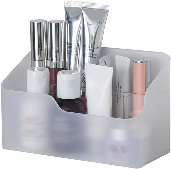 UNIKON Eunion Clear Makeup Organizer, Small Countertop Caddy Storage Bins for Cosmetics, Cabinet Holder