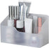 UNIKON Eunion Clear Makeup Organizer, Small Countertop Caddy Storage Bins for Cosmetics, Cabinet Holder