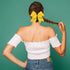 Oaoleer 8" Jumbo Large Cheer Bows, Handmade Ponytail Holder for Cheerleading Teen Girls and Women