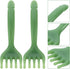 TOPPERFUN 2pcs Resin Scalp Massager Tool and Gua Sha Head Comb for Manual Scalp Scraping Head Spa Equipment for Stress