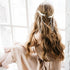 Lace Hair Bow with Long Tail Coquette Bows - Elegant White Ribbon Hair Accessory for Women (A Pair)
