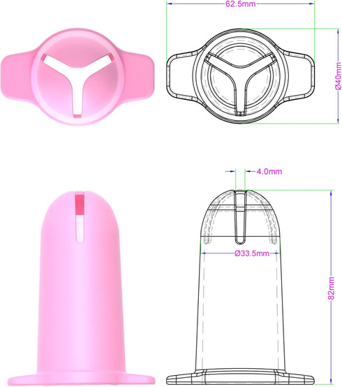 Mottery Applicator Tool for Menstrual Cups Easy to Use & Eco Friedly Best for Women Menstural Cup Steamer wash Your