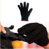 Lessmon Professional Heat Resistant Glove for Hair Styling, Heat Blocking for Curling, Flat Iron, 1 Piece, Pink Edge