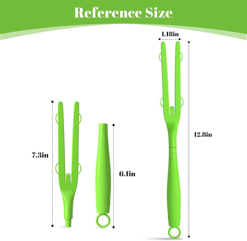 Extendable Duster Mop Handle - Includes 3pc Extended Handles, Compatible with Refill, Detachable and Replaceable (3,